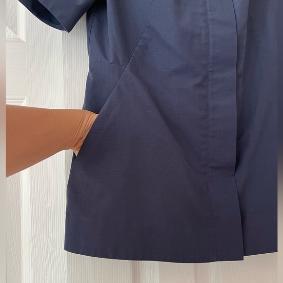 COS Blue short sleeve zip up jacket- Size 2 - Picture 8 of 8